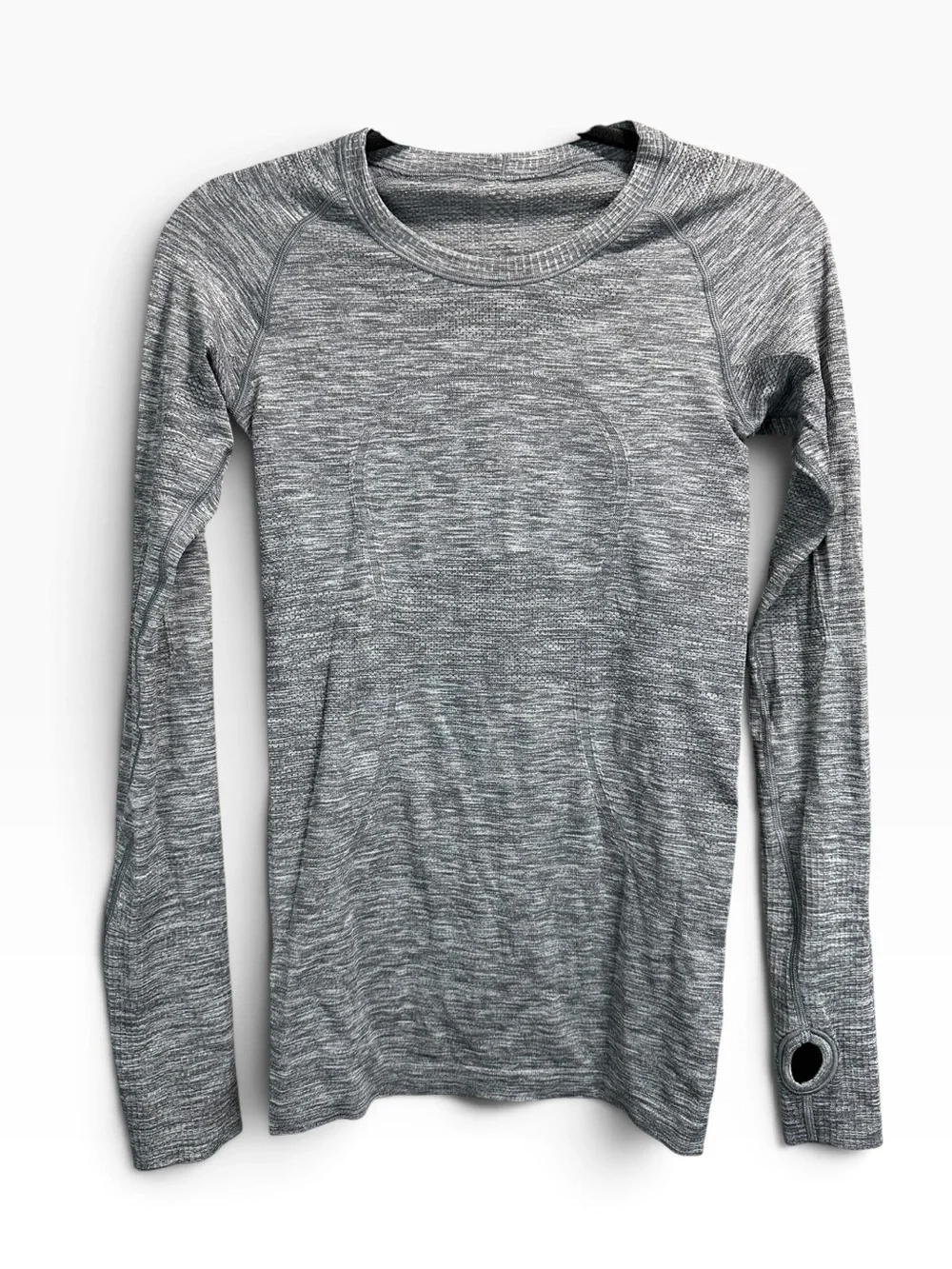 Lululemon Swiftly Tech Long Sleeve Crew Heathered Slate